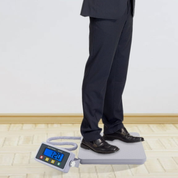 300kg/661.39lbs Medical Floor Scale with LCD Display, TARE Function, Durable ABS Construction, for Home, Gym, Clinic Use