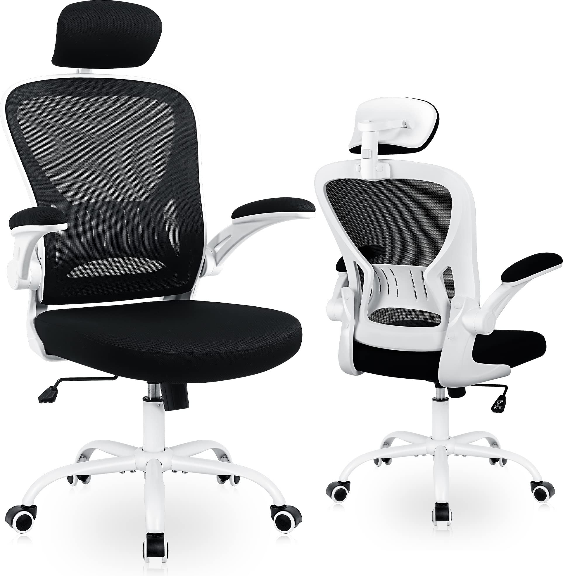 300lbs Office Chair Ergonomic Desk Chair Comfort Adjustable Height