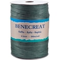 thumbnail image 1 of 300m/328 Yards Raffia Ribbon Raffia Paper Craft Ribbon Packing Twine for Festival Christmas Gifts DIY Decoration and Weaving DarkGreen, 1 of 9