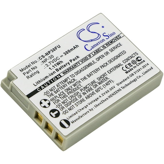 300mAh Fujifilm NP-30 Battery for FinePix F450 Finepix F440 Zoom Finepix F450 Zoom FinePix F440