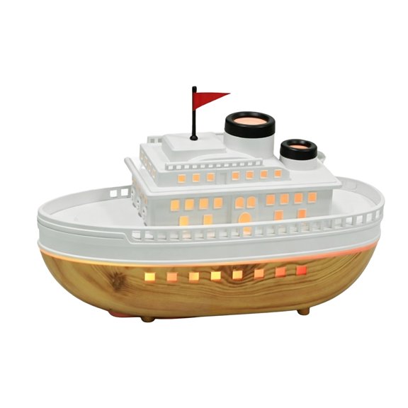 300mL Diffuser, Ultrasonic Essential Oil Humidifier with Color Changing LED Lights, 2H & 4H Timer Cruise Ship Style Continuous & Intermittent Cool Mist Diffuser for Bedroom Office