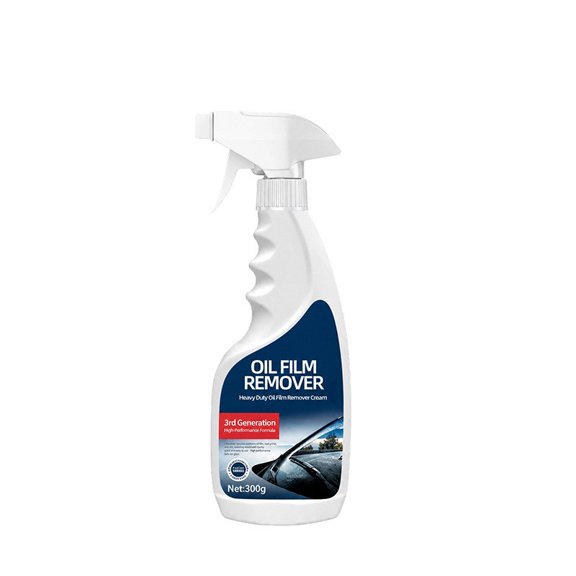 300ml Automotive Windshield Oil Film Remover Concentrated Glass Cleaning Cream, Heavy Grease Film Dirt for Front Windshield, Side Windows, Rear Window, Mirrors and Headlights