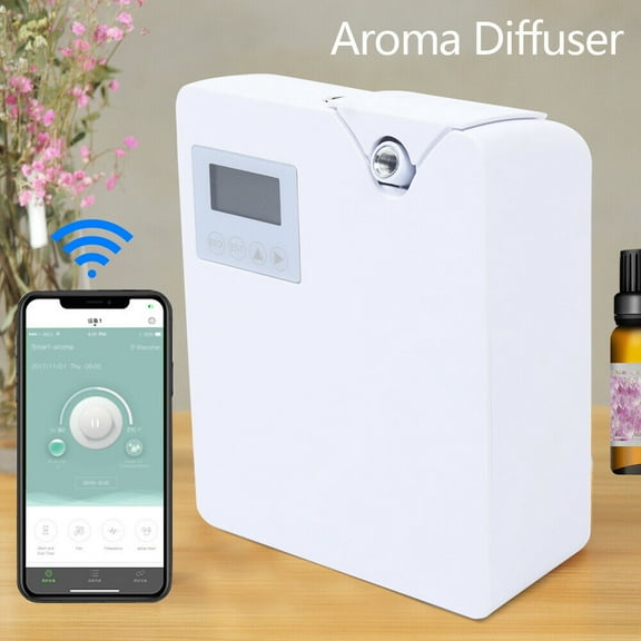 300ml HVAC Essential Oil Scent Machine Equipped lcd, 7.5W Touch Key to Reduce Home Hotel Dust