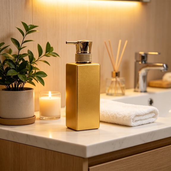 300ml Hand Soap Dispenser Bottle, Plastic Refillable Shower Gel Pump for Bathroom Kitchen, Leak-Proof Multifunctional Soap Dispenser