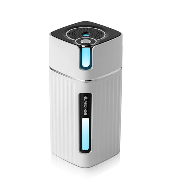 300ml Mini Himidifier for Bedroom Small Humidifier-Cute Humidifiers,Plant Humidifier,Desk Humidifier for office,Quiet,Auto Shut-Off, 2 Mist Modes - White