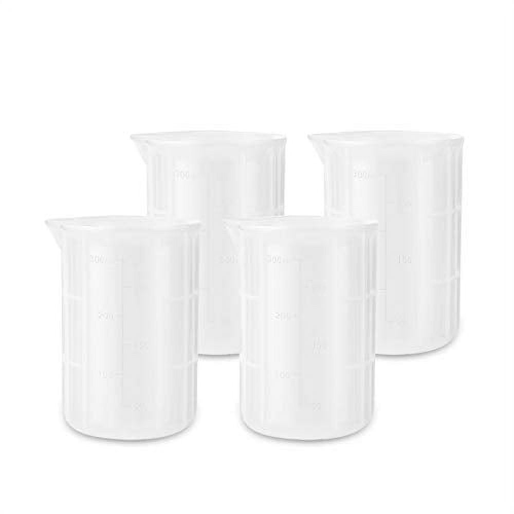 Silicone Measuring Cups for Epoxy Resin, Reusable Mixing Cups Jugs Resin  Casting Container with Mixing Sticks for Resin