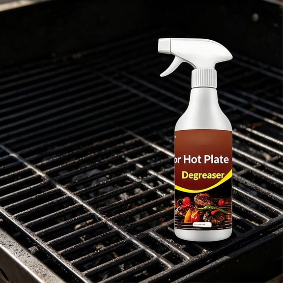 300ml Penetrative Grill Grate Cleaner, Rapid-Dissolve BBQ Degreaser, Potent Labor-Saving All-Weather Culinary Detergent for Grills Trays Yards Patios Homes Campsites Cookouts