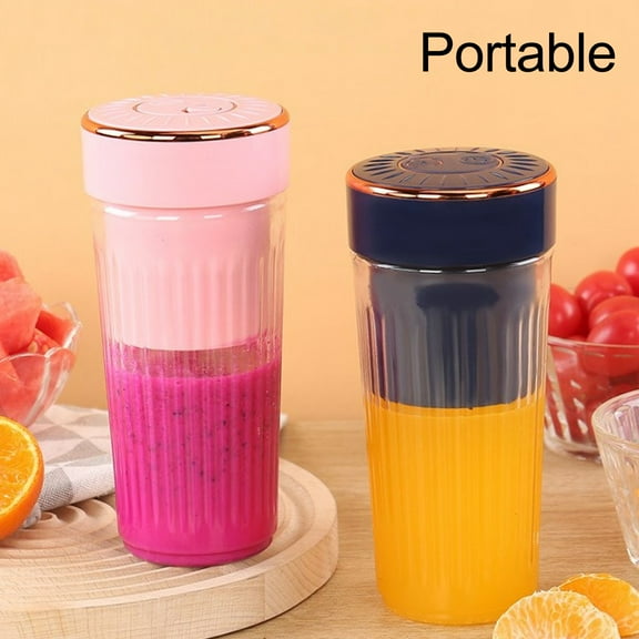 300ml Portable Blender, 6 Blades, Cordless Electric Fruit Mixer For Shakes  Smoothies