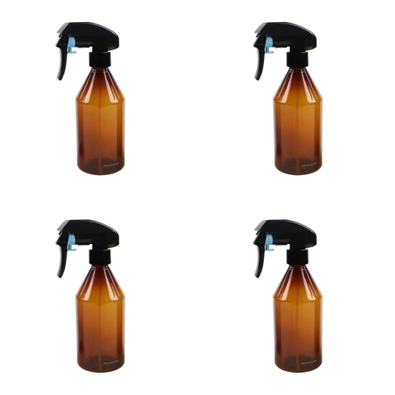 300ml Spray Bottle Gardening Alcohol Spray Bottle Cosmetics Hair Spray Bottle Fully Transparent Trigger Water Atomizer 4PCS, 300ML, Multicolor
