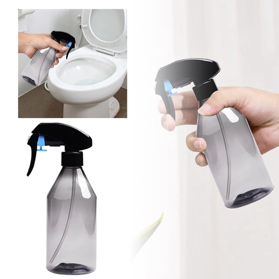 300ml Spray Bottle for Gardening Applications Cosmetics and Hair Care - Fully Transparent Trigger Water Atomizer