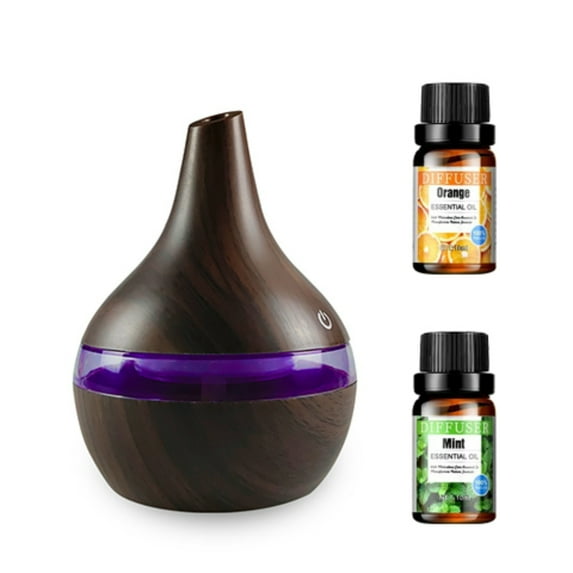 300ml USB Humidifier Aromatherapy Diffuser Essential Oils Home Office Travel