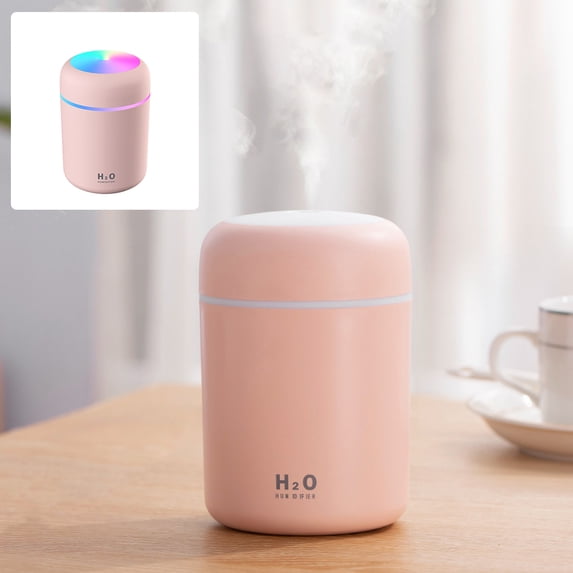 300ml Ultrasonic Aromatherapy Aroma Essential Oil Diffuser Quiet Air Humidifier for Car, Office, Bedroom