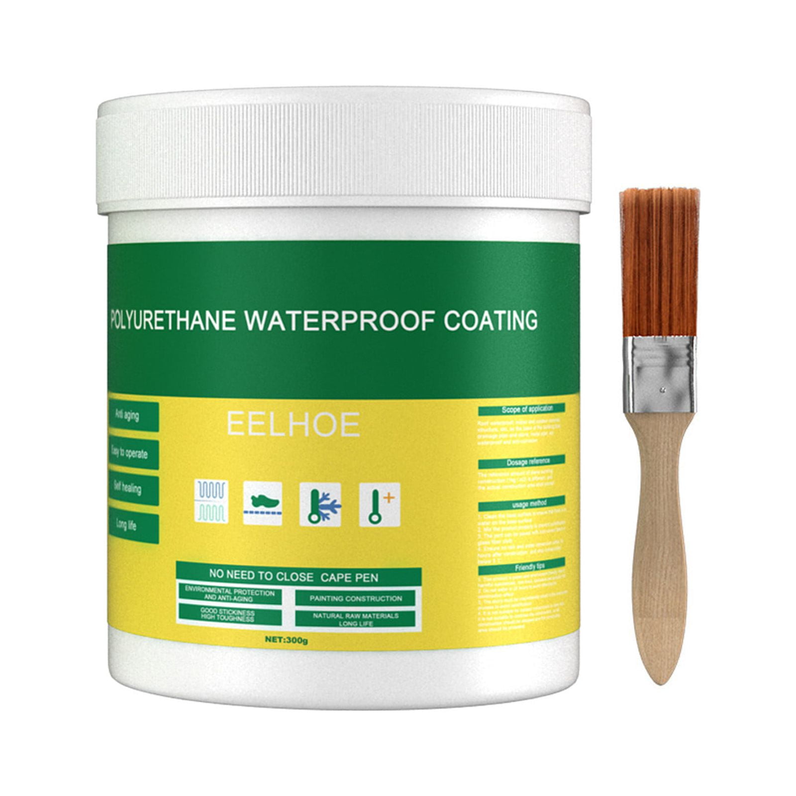 300ml Waterproof Agent with Brush, Waterproof Insulating Sealant