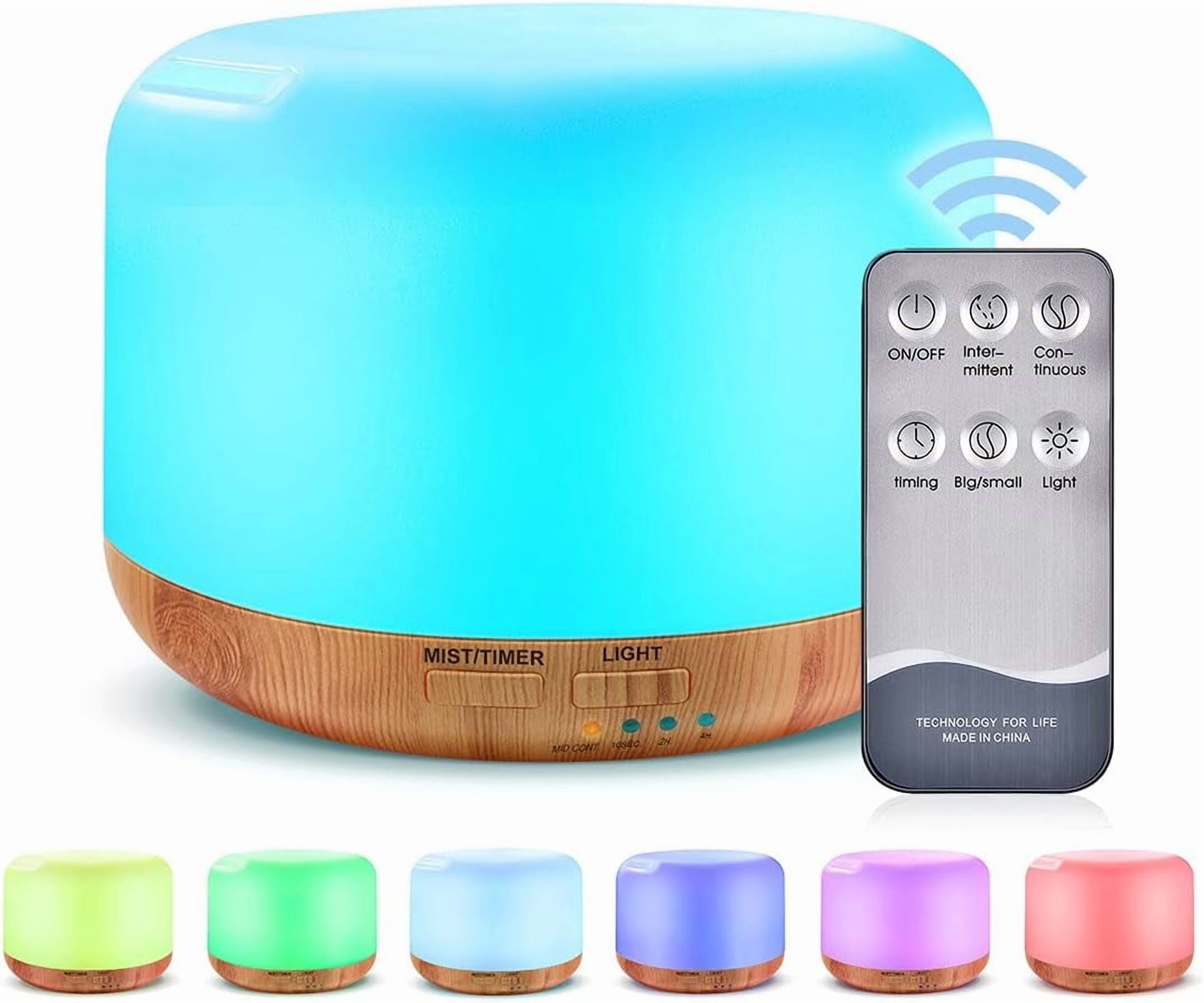 300ml essential oil diffuser, remote-controlled ultrasonic aromatherapy ...