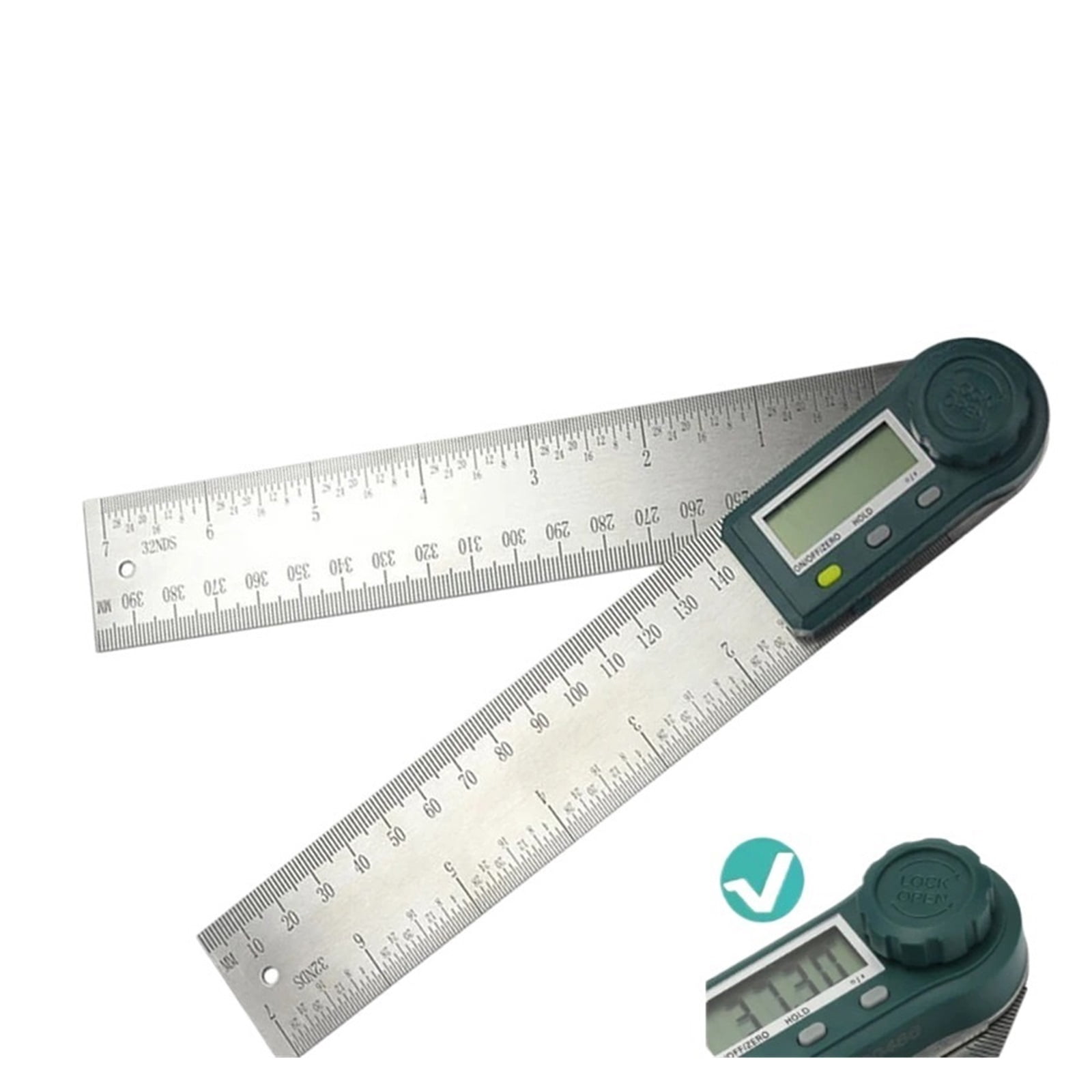 300mm 12inch Digital Protractor Angle Ruler 200mm 8inch Angle Finder Meter Plastic ,Water-Proof & Dust Resistant