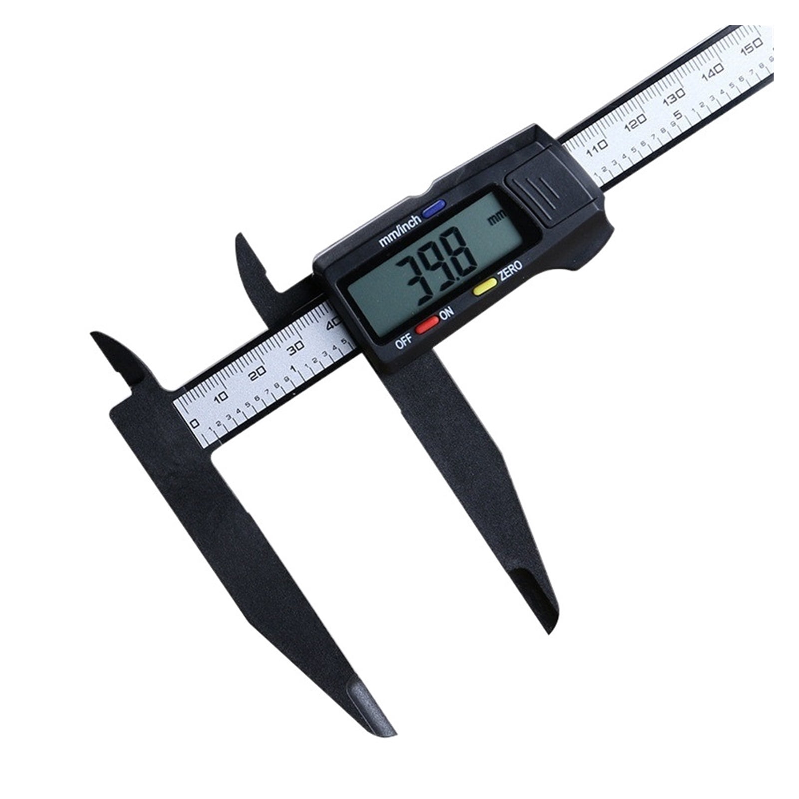 300mm 200 Electronic Digital Caliper LCD Plastic Vernier Caliper Long Jaw Micrometer Inner Outer Diameter Gauge Measuring Tools ,Easy to Operate