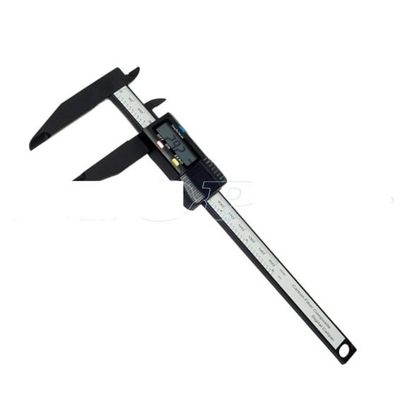 300mm 200 Electronic Digital Caliper LCD Plastic Vernier Caliper Long Jaw Micrometer Inner Outer Diameter Gauge Measuring Tools ,Easy to Operate