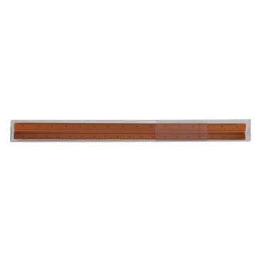 300mm Aluminum Triangular Scale Ruler Architectural Scale Ruler Metal Drafting Ruler for Architects Engineers Students