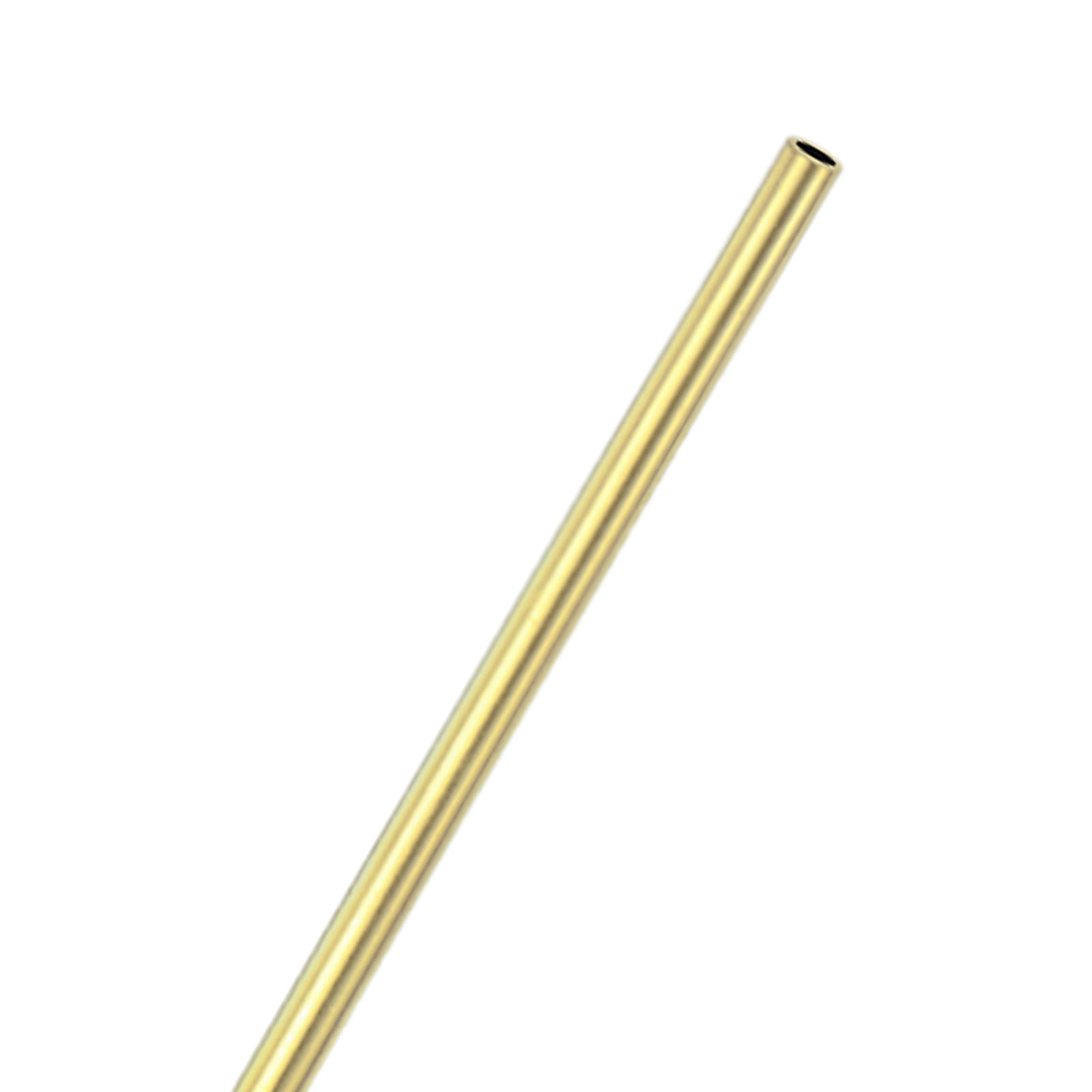 Brass Round Tubing - 4mm OD, 0.5mm Wall, 300mm Length, Seamless Metal Pipe For DIY Crafts & Models (3 Pieces)