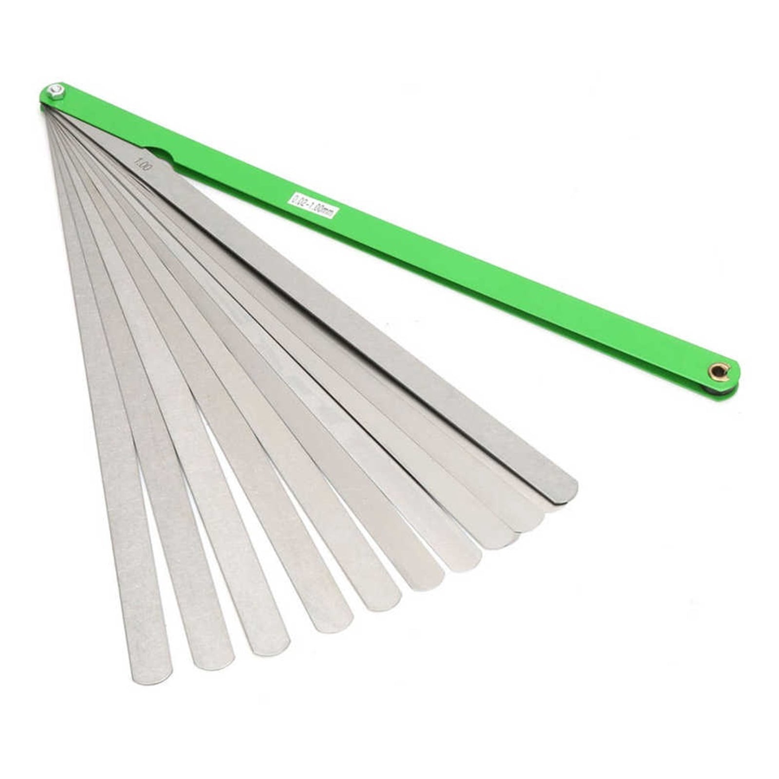 300mm Feeler Gauge 17 Blades 0.02-1mm Thickness Stainless Steel Measurement Layout Tool Filler Gauge ,Easy to Use