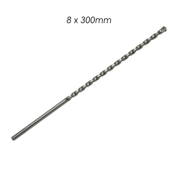 300mm Long Masonry Concrete Impact Drill Bit Triangle Shank 6 8 10 12mm Drill