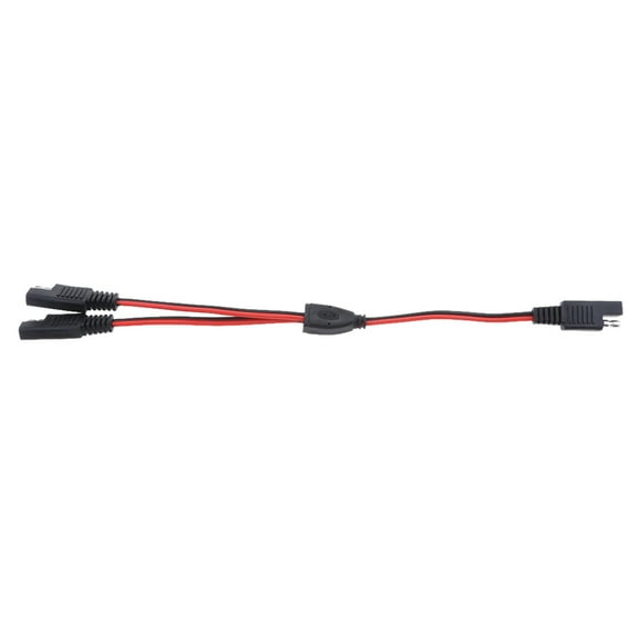 300mm Solar Panel Battery 1 to 2 SAE Plug Adapter Extension Splitter Cable