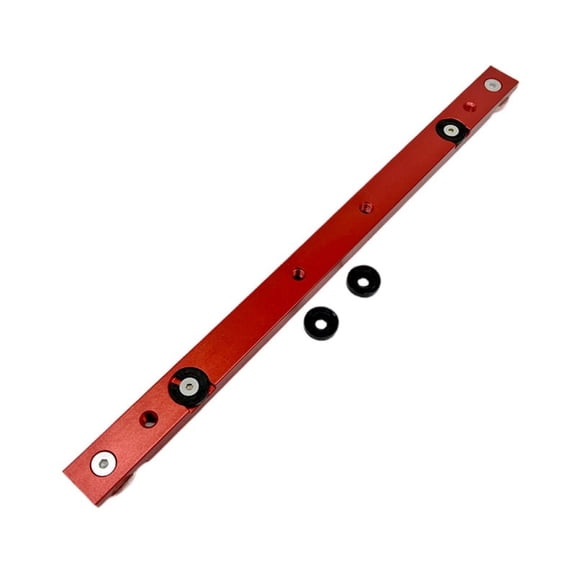 300mm Woodworking Aluminum Alloy Miter Rail T-Track T-Slot Table Saw Router Miter Gauge Rod DIY Tool Red