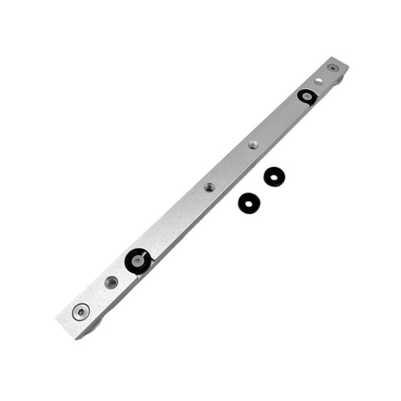 300mm Woodworking Aluminum Alloy Miter Rail T-Track T-Slot Table Saw Router Miter Gauge Rod DIY Tool Silver