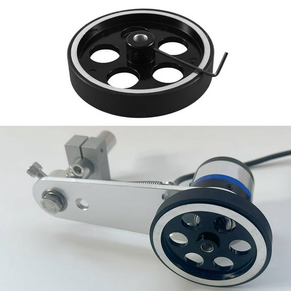 300mmX8mmX18mm Aluminum Rubber Measuring Encoder Meter Wheel