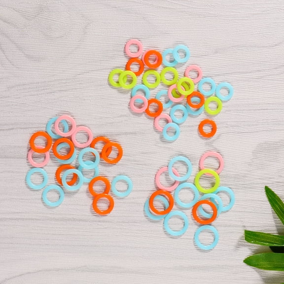 SEWCHICS Assorted Color Stitch Marker Rings for Crochet and Stitching 300Pcs