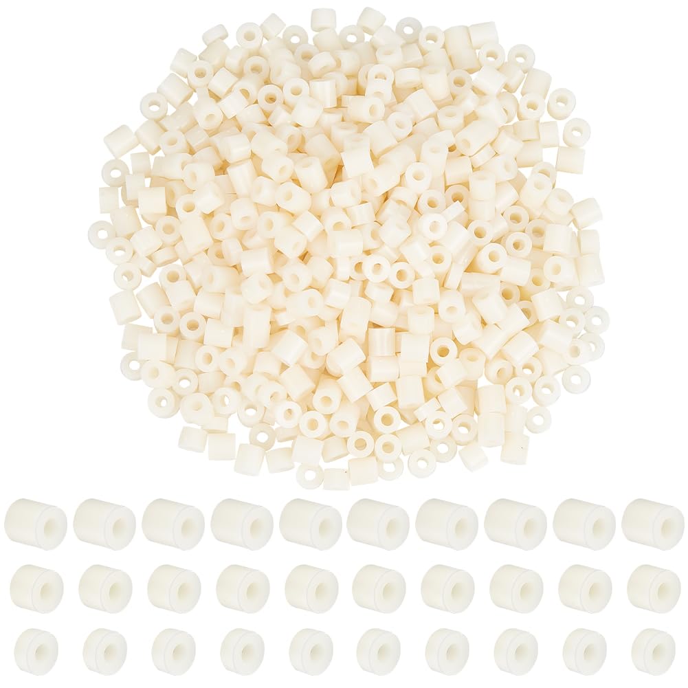 100 Pièces Entretoises Rondes En Nylon - 4mm Intérieur, 7mm Extérieur, 4mm Hauteur