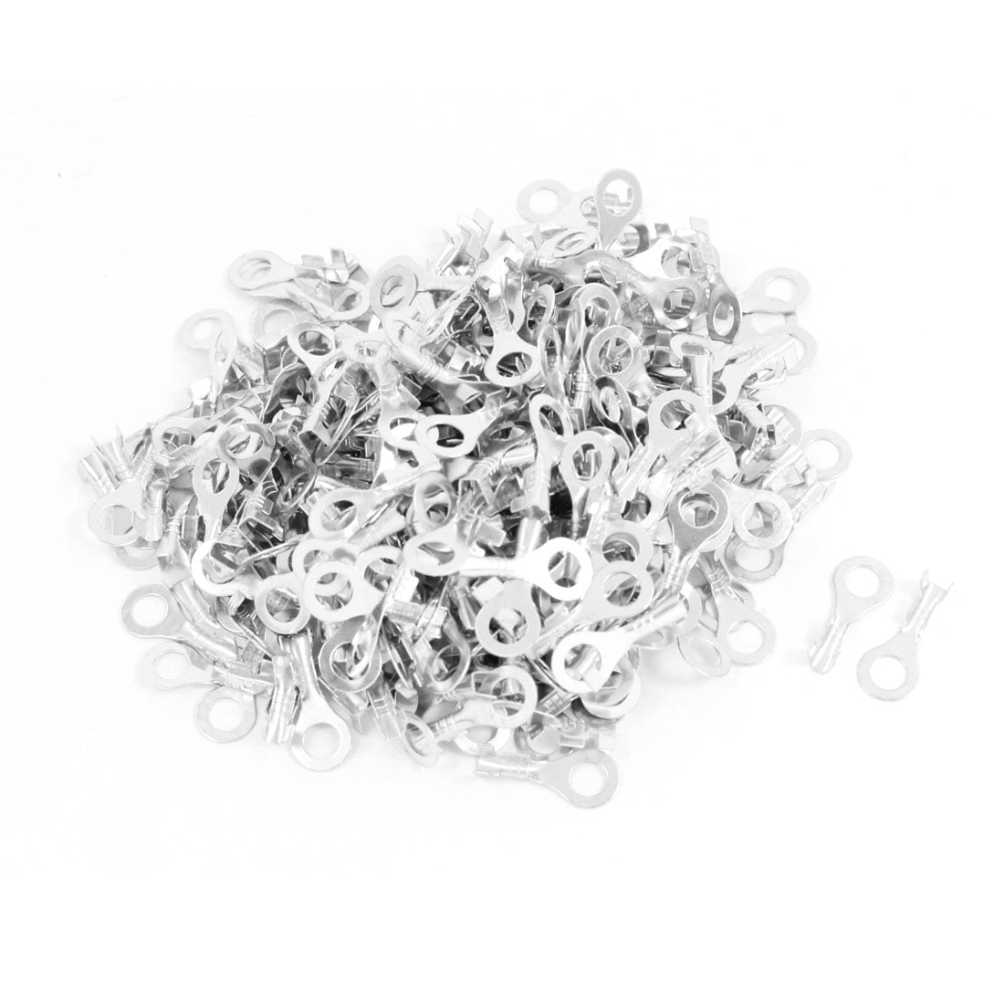300pcs 4.2mm Dia Open Cable Connector Ring Tongue Passing Through ...