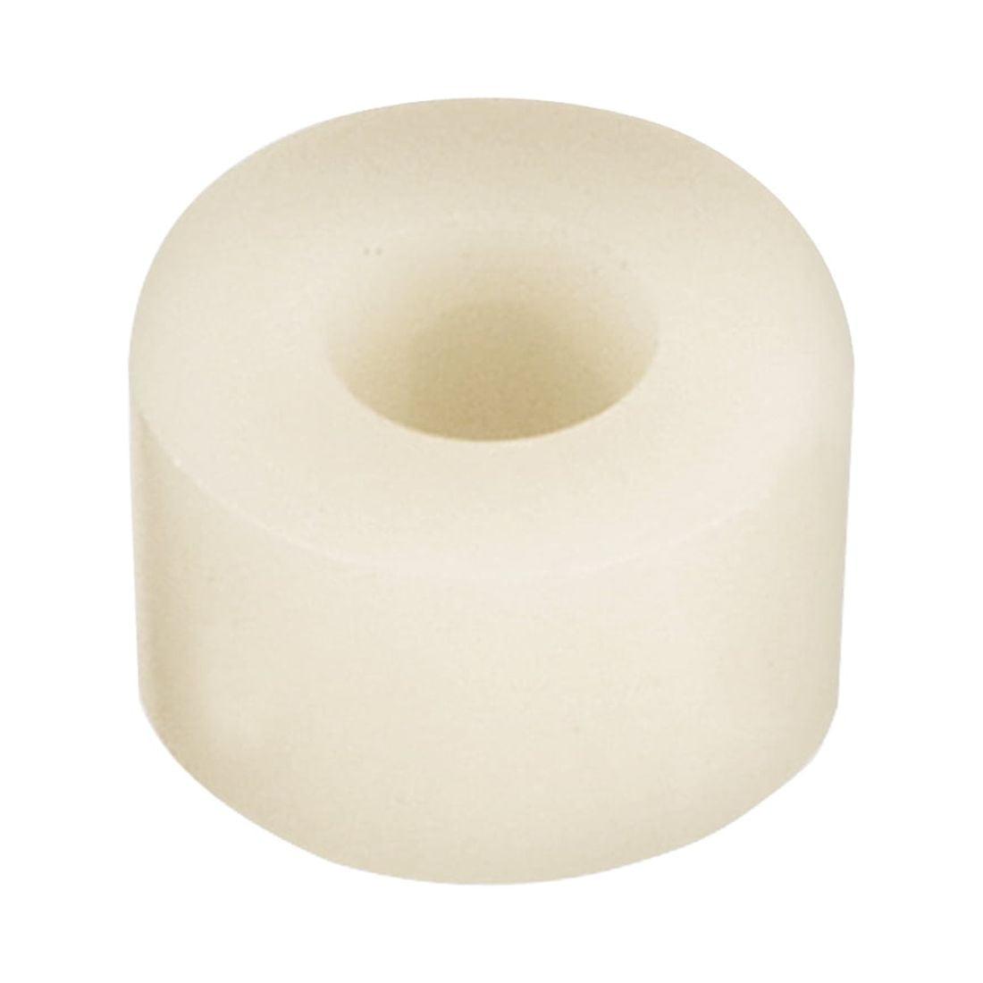 300pcs ABS Round Cylinder Spacers Washers 7mm x 3mm x 4mm White