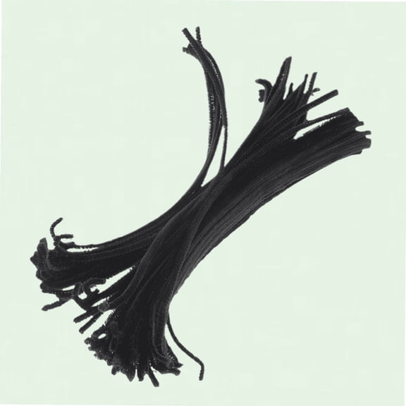 300pcs Black Twist Stick Art Pipe Cleaner Craft Supplies