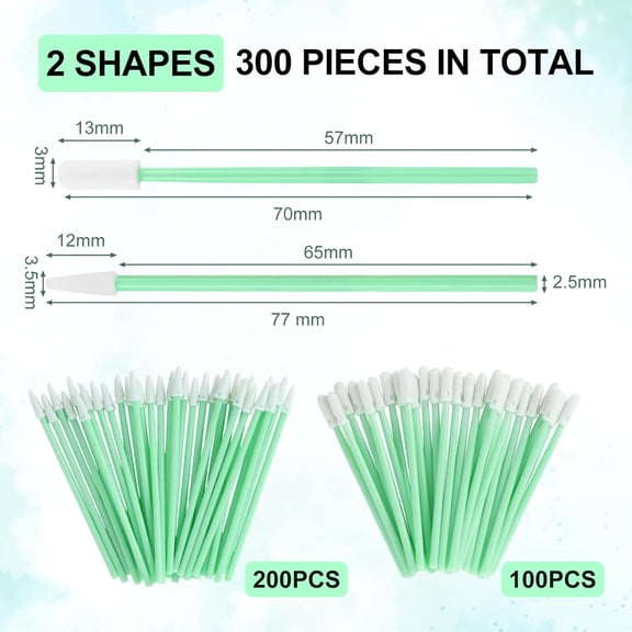 300pcs Cleaning Cotton Buds Sticks, Mini Cleaning Sticks, Make Up Swabs, Long Sticks For Small Devices Cleaning, Makeup, Skin Care Tool