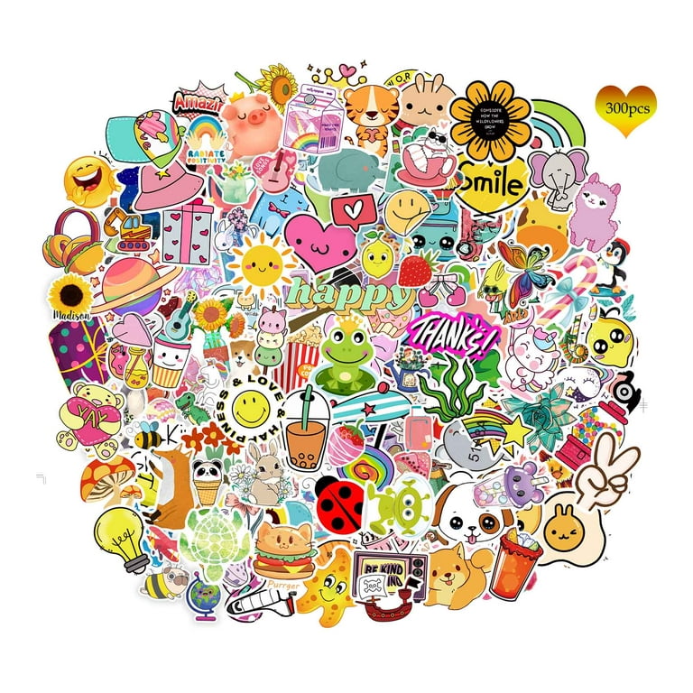 Stickers for Kids, 600Pcs Water Bottle Stickers for Teens, Cute Vinyl  Waterproof Aesthetic Scrapbook Halloween Stickers Pack for Laptop Computer,  Kawaii Animal Stickers for Boys Girls Adults - Yahoo Shopping