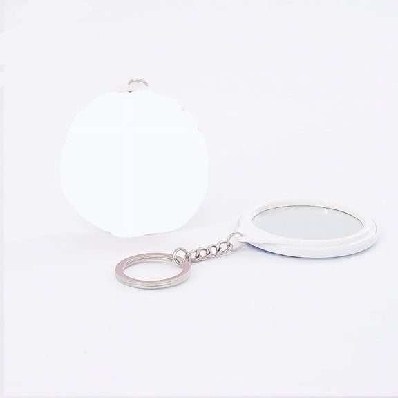 300pcs DIY Mini Round Mirror Material Badge Blank Button Pins 44mm Iron Back Cover for Button Badge ,Easy to Use