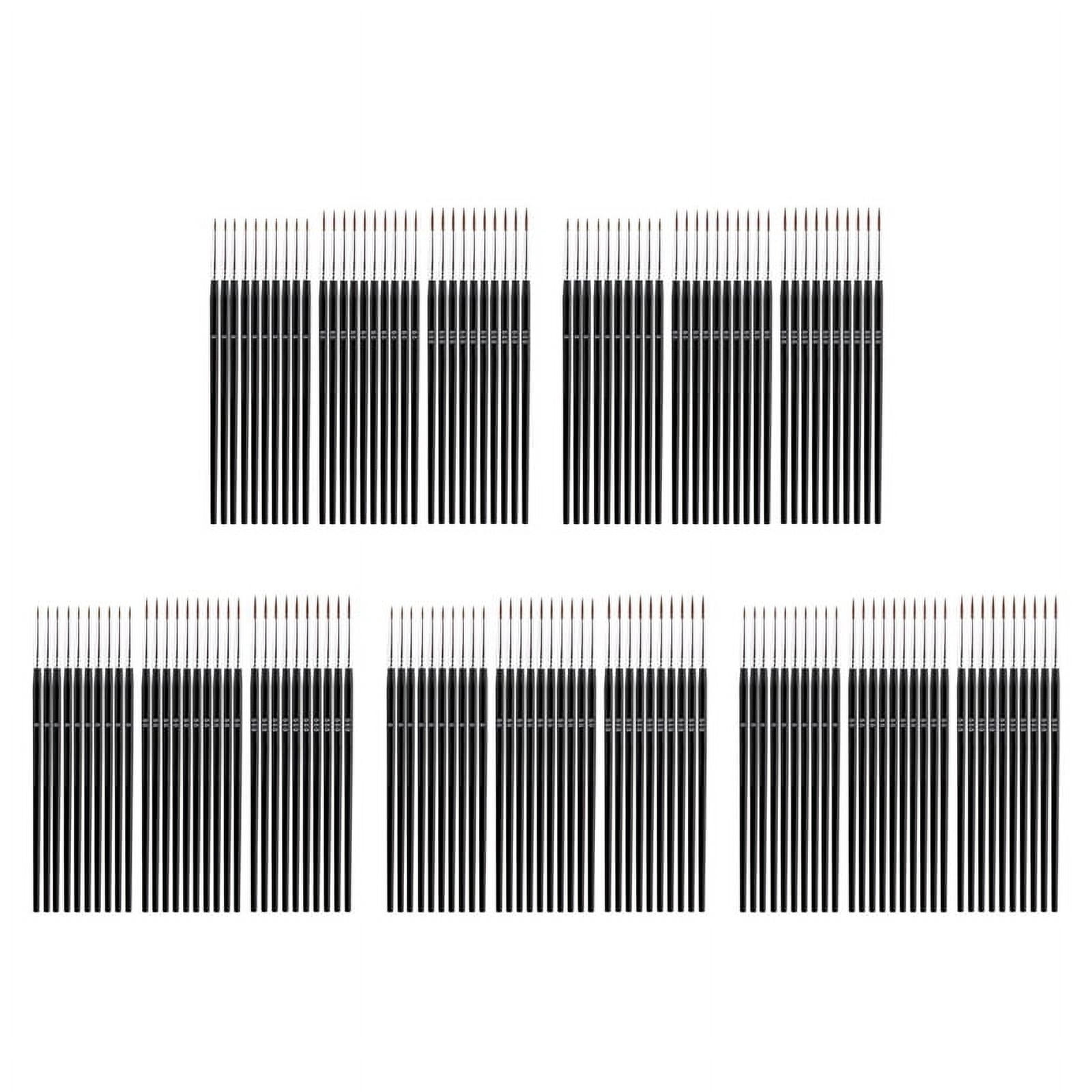 300pcs Detail Paint Brushes, Fine Tip Paint Brush with 3 Sizes 0 00 000 Mini Tiny Miniature Fine Paint Liner Brush