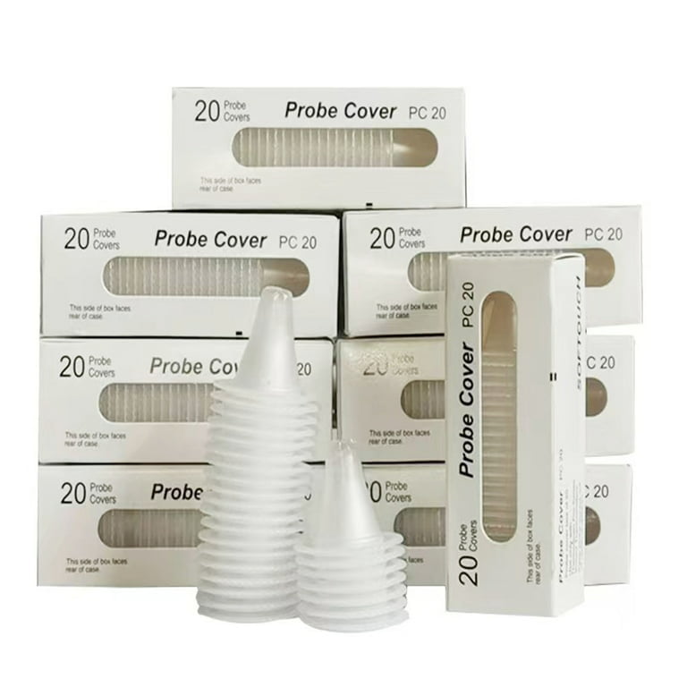 300pcs Ear Thermometer Probe Covers Lens Filters Refill Covers for All Braun themometer Thermometer Models Digital Thermometers Disposable Covers