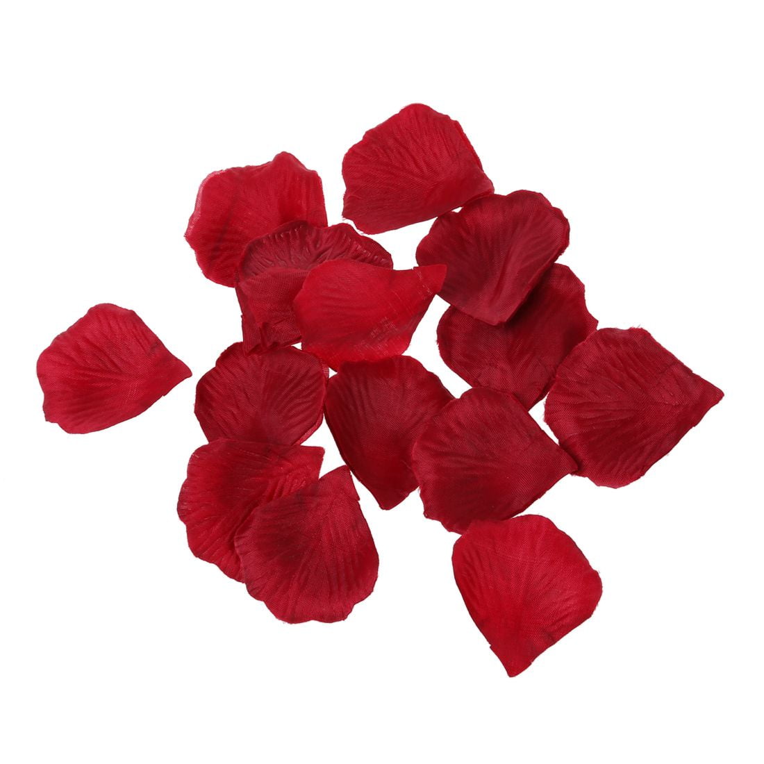 300pcs Fabric Rose Petals Flower Favors for Wedding Party Red