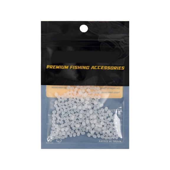 300pcs Fishing Hook Lures Stopper Bead Quick Installation Retainer Beads Silicone Baits Keeper Fishing Tackle Accessories