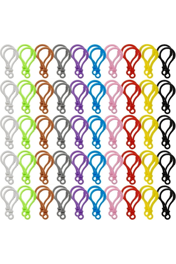 300pcs Lobster Clasp Keychain Lanyard Clips, Plastic Lobster Claw Clasps Backpack Clips Plastic Keychains for Crafts Keychain Hook DIY Handmade