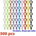 thumbnail image 1 of 300pcs Multicolor Lobster Clasp Keychain Lanyard Clips Plastic Lobster Claw Clasps Backpack Clips for Plastic Keychains for Crafts Keychain Hook DIY Handmade, Toys Craft Clasps, 1 of 4