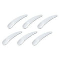 thumbnail image 1 of 300pcs Practical Cosmetic Mask Scoop Beauty Tools Facial Cream Mask Plastic Spoon (Crescent Spoon), 1 of 6