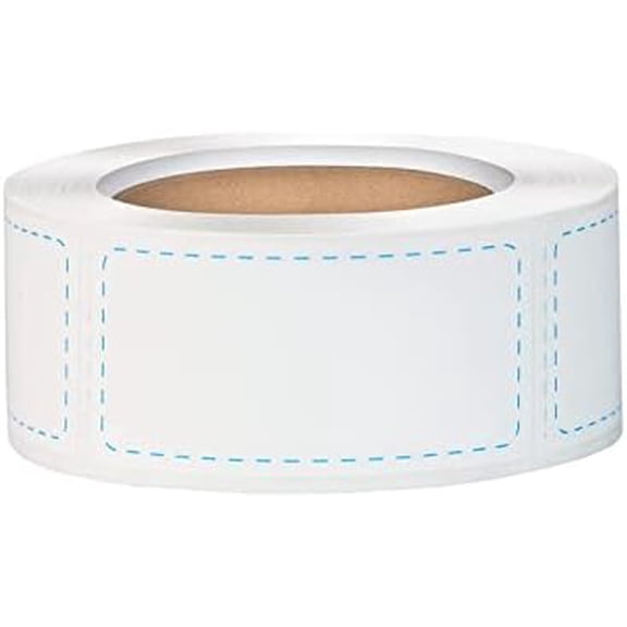 300pcs Removable Freezer Labels, Yoget 1 x 2 Inch Food Storage Stickers, Refrigerator Freezer Paper Label Easy Clean Leaves No Residue, Blue Food Labels Roll