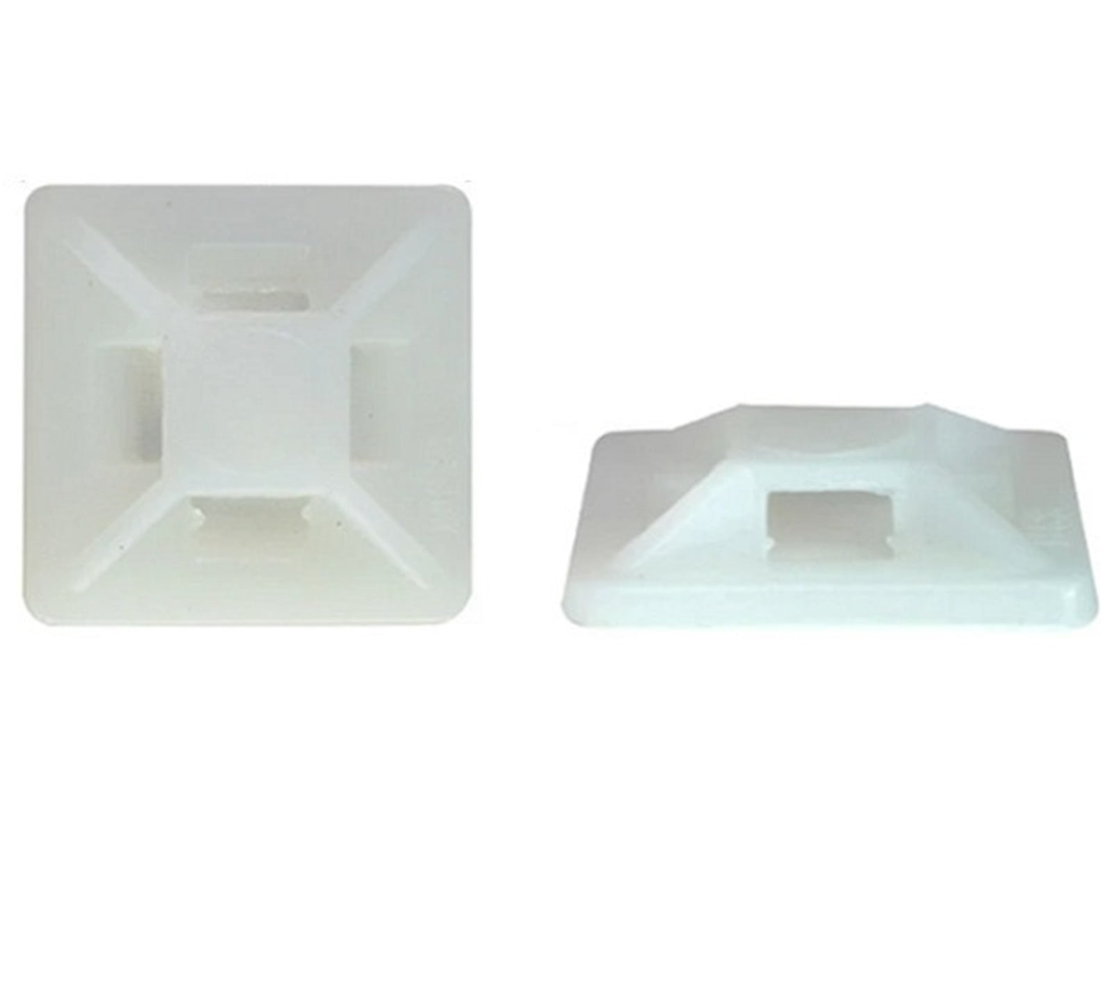 300pcs Self-Adhesive Cable Tie Mounts, Nylon Zip Tie Bases for Cord ...