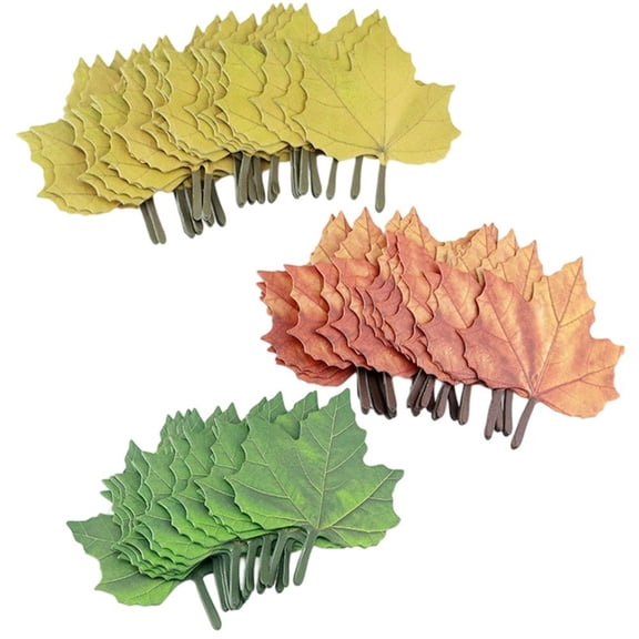300pcs Self-Stick Notes Scratch Pads Leaf Themed Removable Decorative Stickers