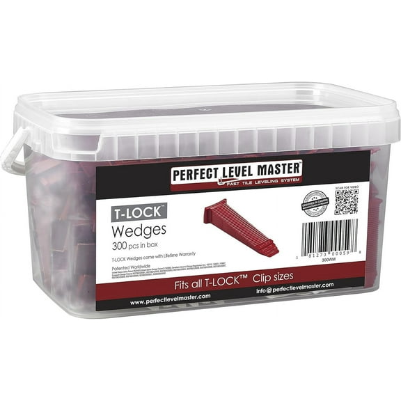 300pcs T-Lock Tile Leveling System Wedges Kit