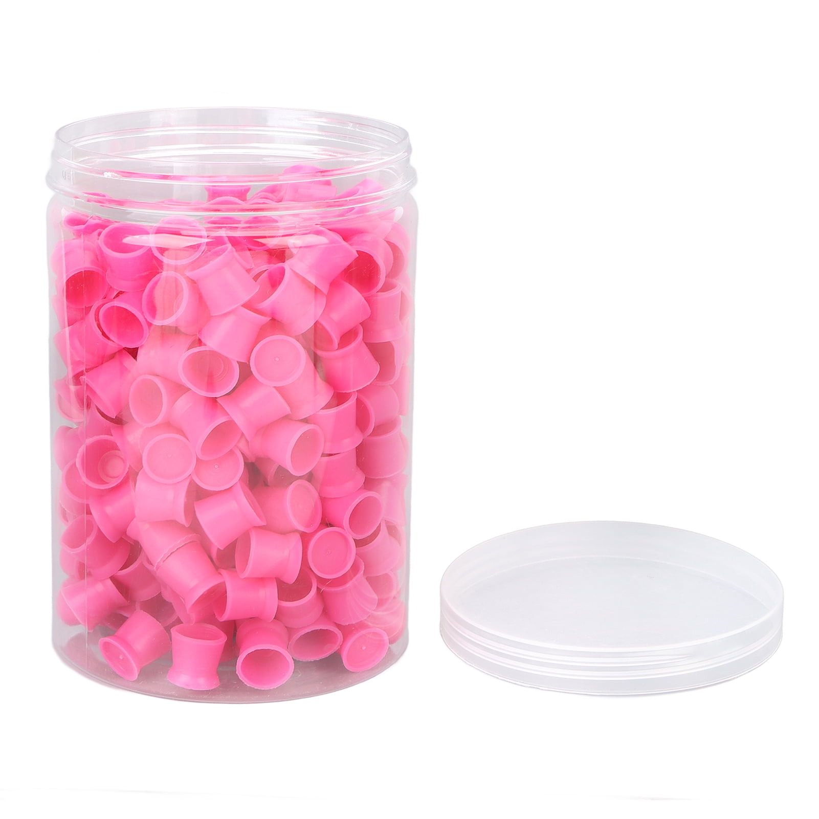 300pcs Tattoo Ink Cup Disposable Silicone Tattoo Pigment Cup Eyebrow