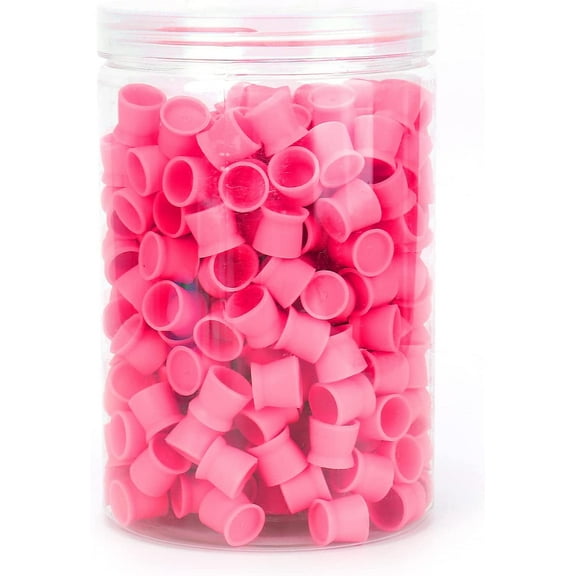 300pcs Tattoo Ink Cup, Pigment Cups Disposable Silicone Tattoo Pigment Cup Eyebrow Lip Color Pigment Cup Tattoo Ink Caps Cups Tattoo Supplies for Tattoo Ink